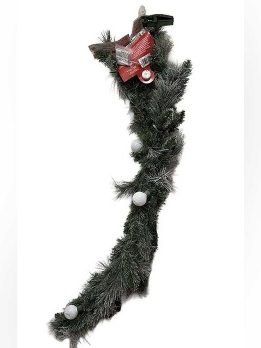 Ashland 6ft Multicolored Pre-litGarland Battery Operated with Timer.